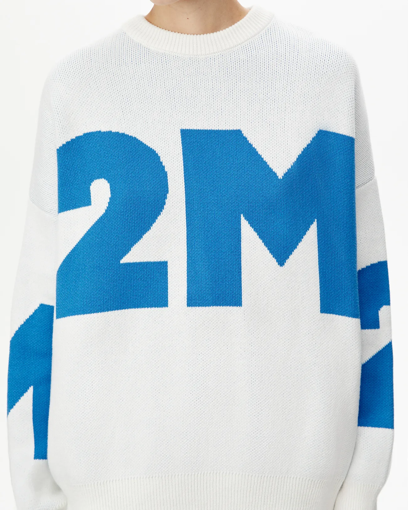 Джемпер 2М молочно-голубого цвета