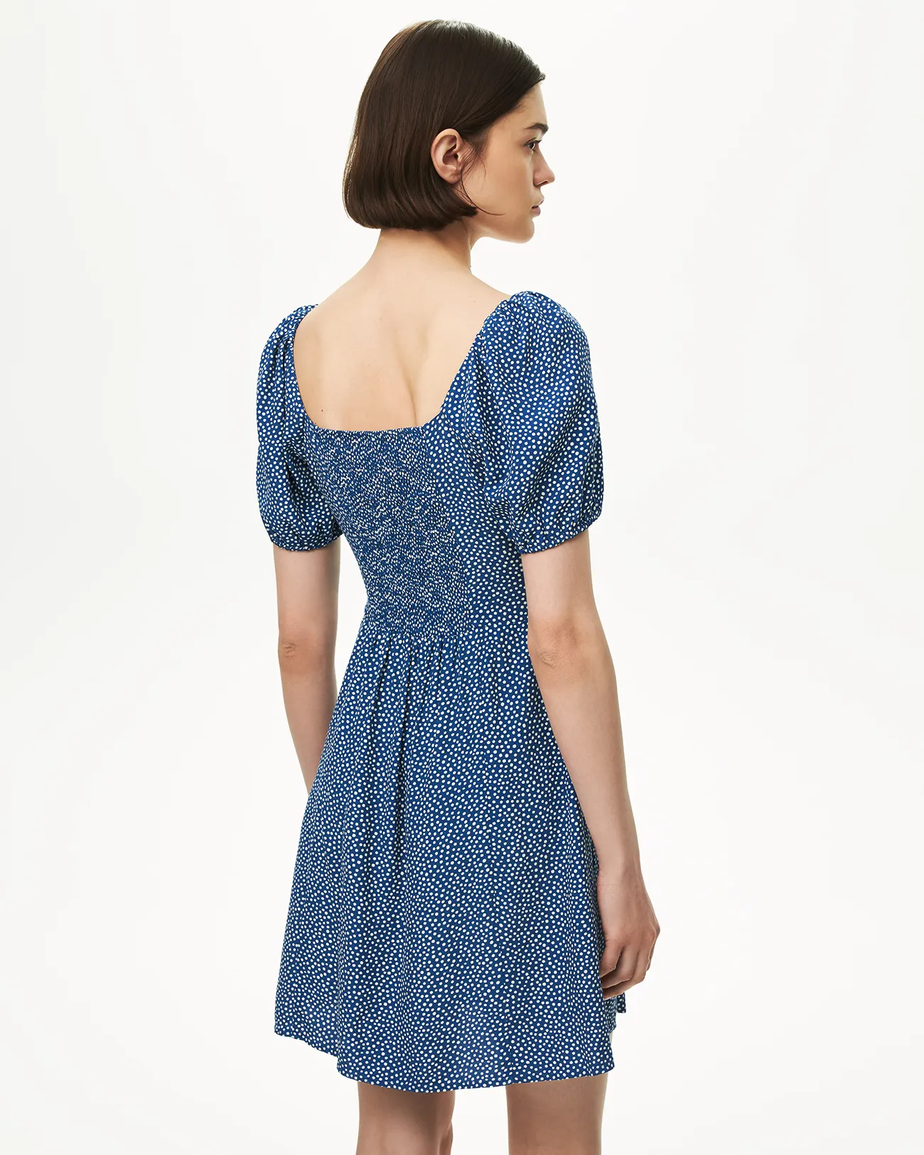 Платье мини синего цвета